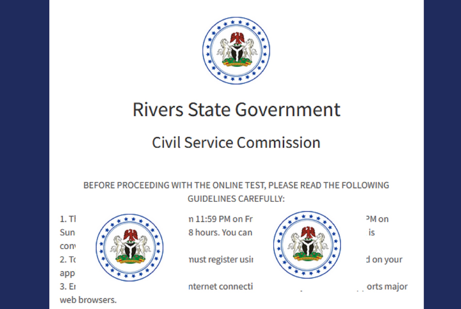Rivers State Civil Service