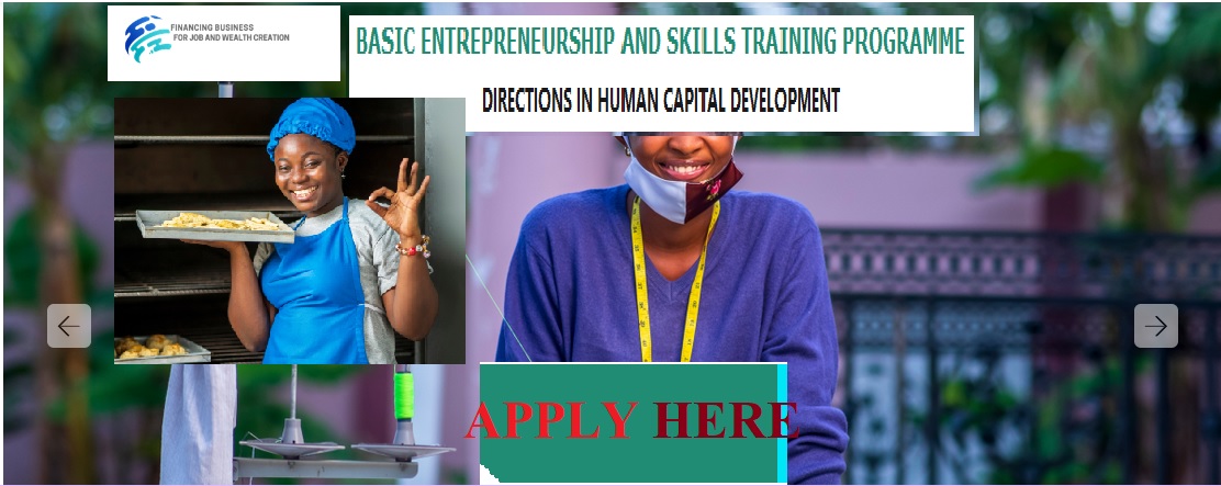 basic entrepreneurship and skills training programme fbjwc