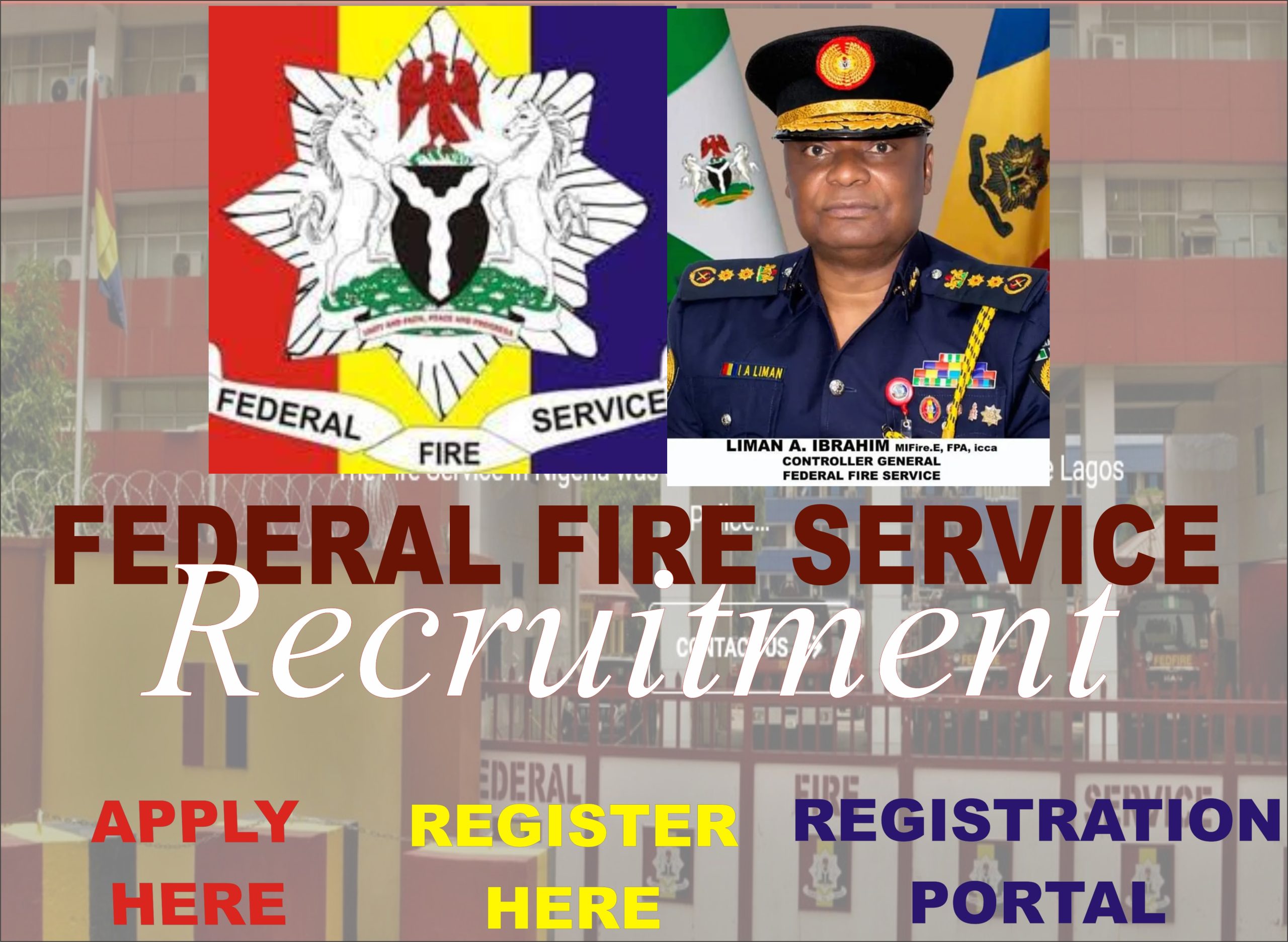 fedfire.gov.ng/ Federal Fire Service FFS Recruitment Portal 2023/2024