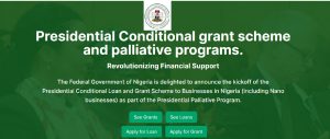 Presidential Conditional Loan Grant