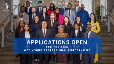 World Trade Organization (WTO) Young Professionals Programme 2024/2025